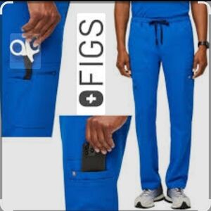 FIGS Men's Blue Scrub Pants